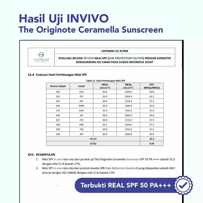 THE ORIGINOTE Cerramella Sun Screen SPF 50 PA+++