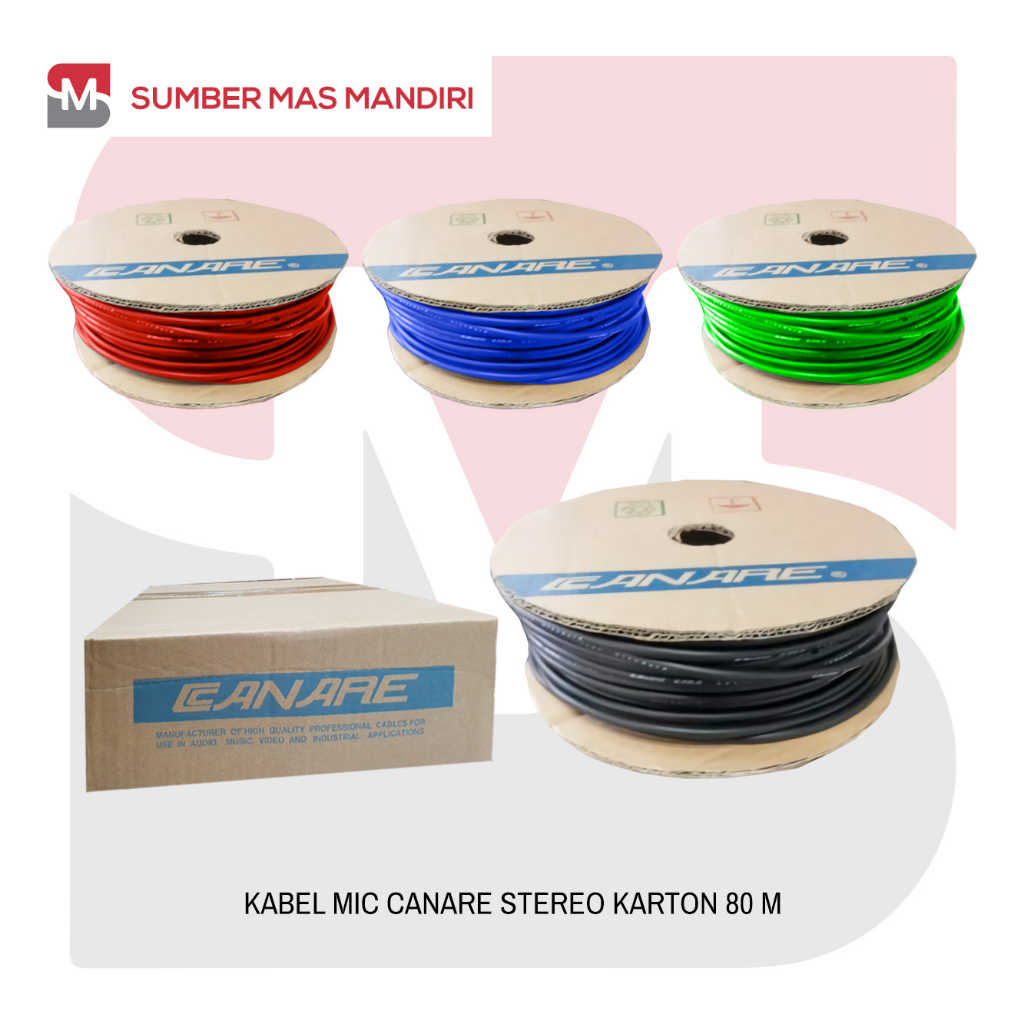 KABEL CANARE ROLL / KABEL KANARE L2T-2S STANDARD JEPANG 1 ROLL 80 METER