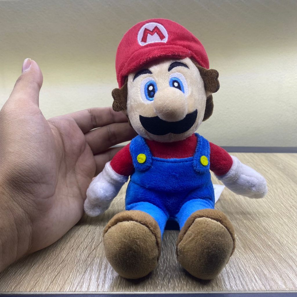 Boneka Mario Polyester Fiber 17 cm