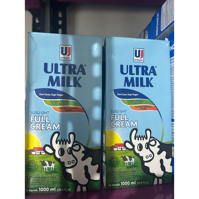 ULTRA UHT MILK PLAIN 1000 ML - SUSU