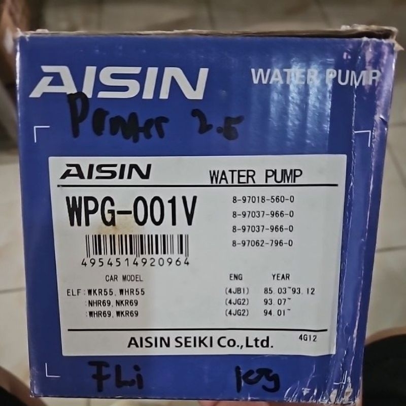 Water Pump AISIN WPG-001V Panther 2.5