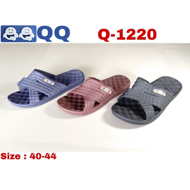 Sandal Pria Q-1220 Sandal PVC Anti Slip