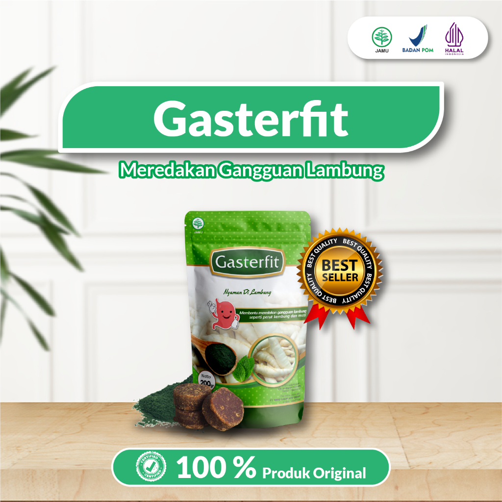 GASTERFIT HERBAL  Ekstrak Pati Garut-Umbi Garut Asli 100 % ORIGINAL BPOM