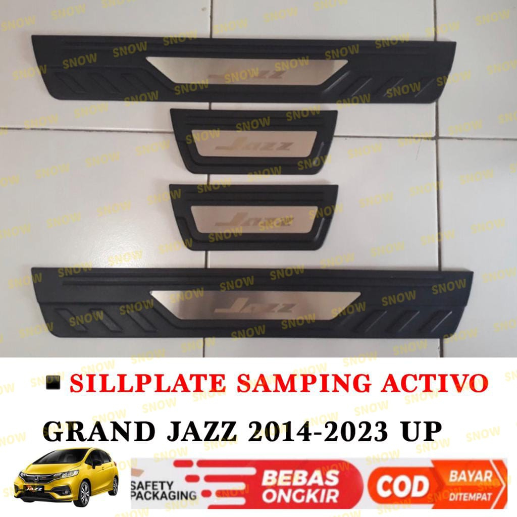 Sillplate Samping All  New Jazz 2008 2011 2013 Activo Hitam