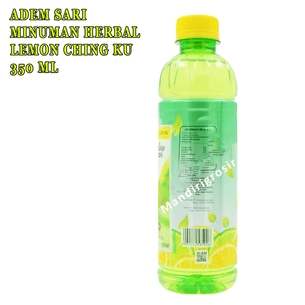 MINUMAN ADEM SARI HERBAL LEMON CHING KU 350ML