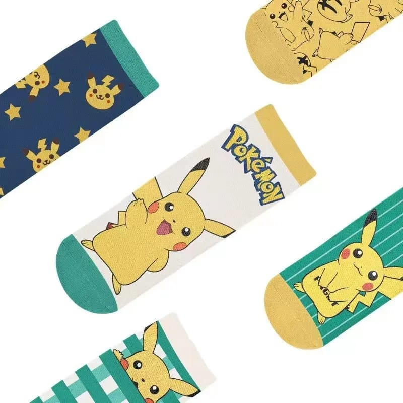 Kaos Kaki Anak Pokemon 1 Set Isi 5 Shocks