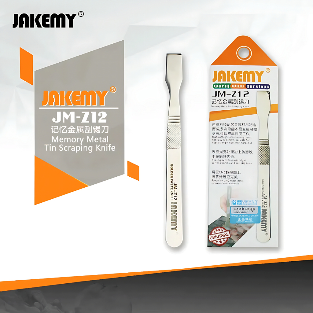 Jakemy Sendok Cetakan IC Memory Metal Tin Scraping Knife - JM-Z12 Original
