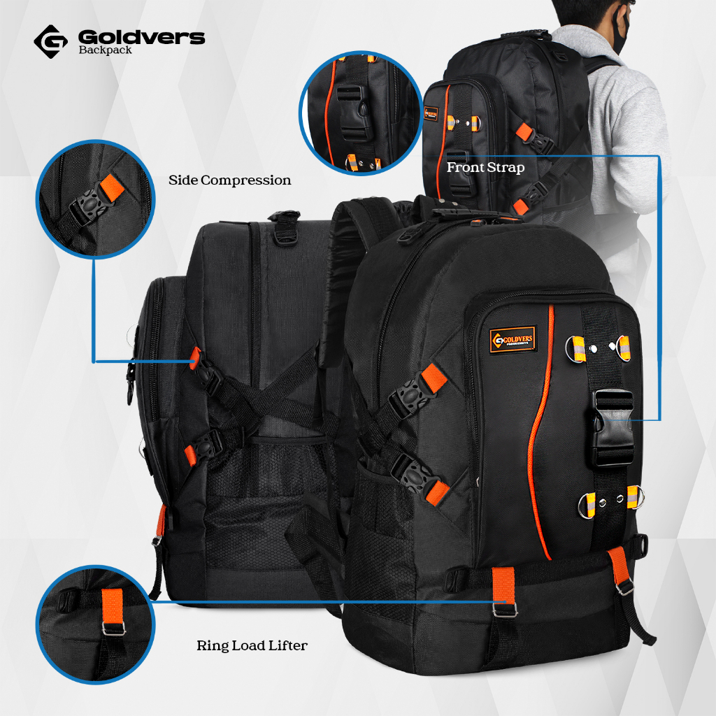 TAS RANSEL PUNGGUNG JUMBO TAS RANSEL BACKPACK PRIA- indoraya store