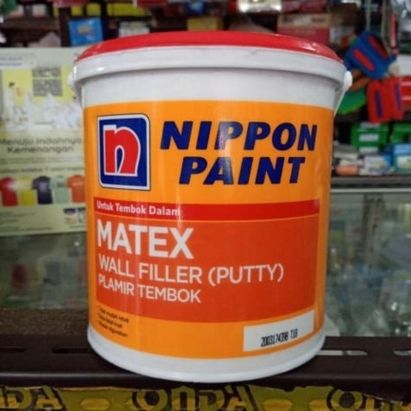 PLAMIR TEMBOK MATEX NIPPON PAINT 4KG DEMPUL WHITE