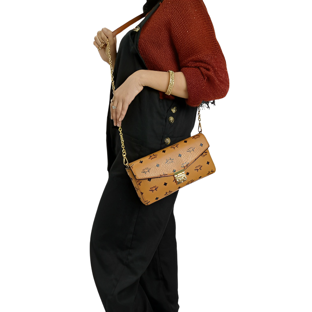 Clutch Mini Sling Bag Kulit Crossbody Bag Tas Bahu Make Up Kondangan Multifungsi Terbaru Korean Style Pesta Push Lock