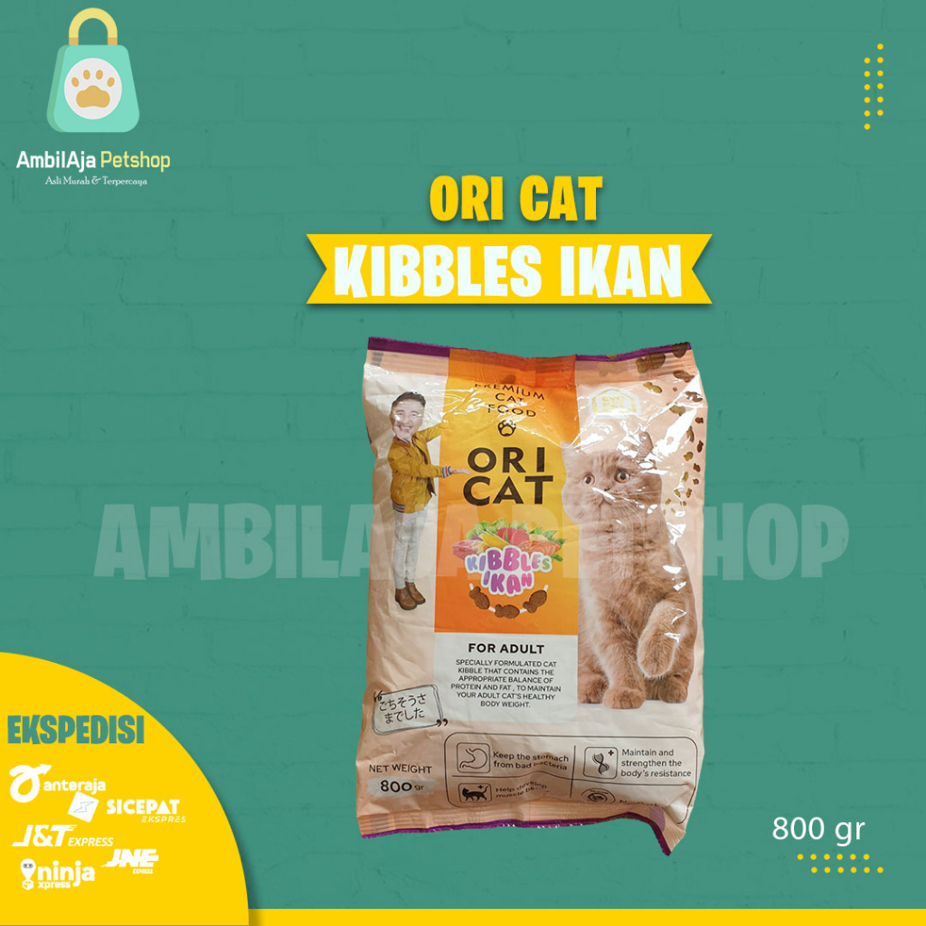 Makanan kucing murah ORI CAT 7 Bungkus ALL VARIAN