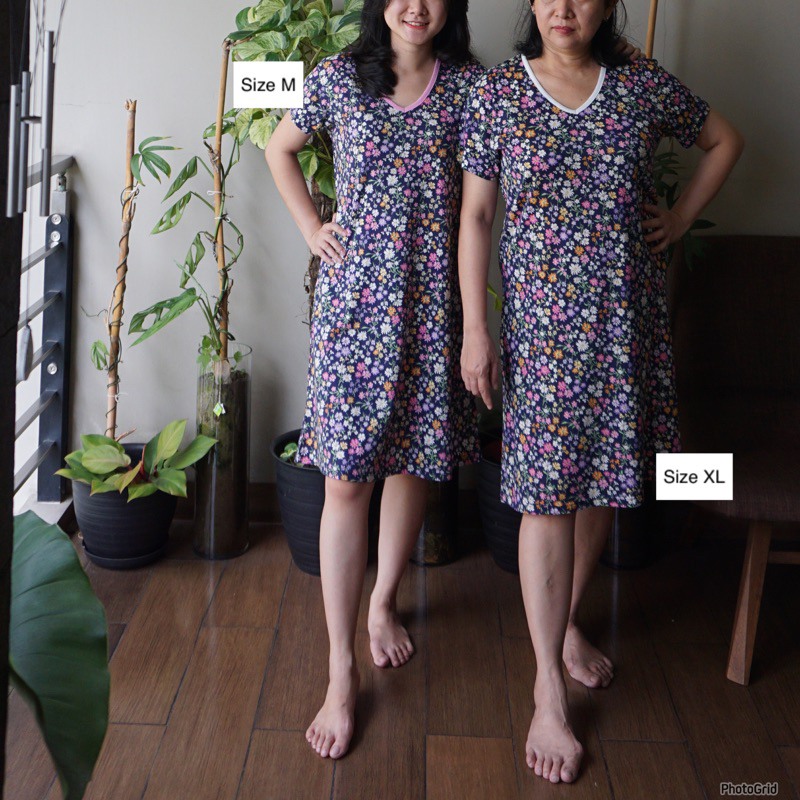 Daster Nessa Jumbo XL Baju Terusan Wanita
