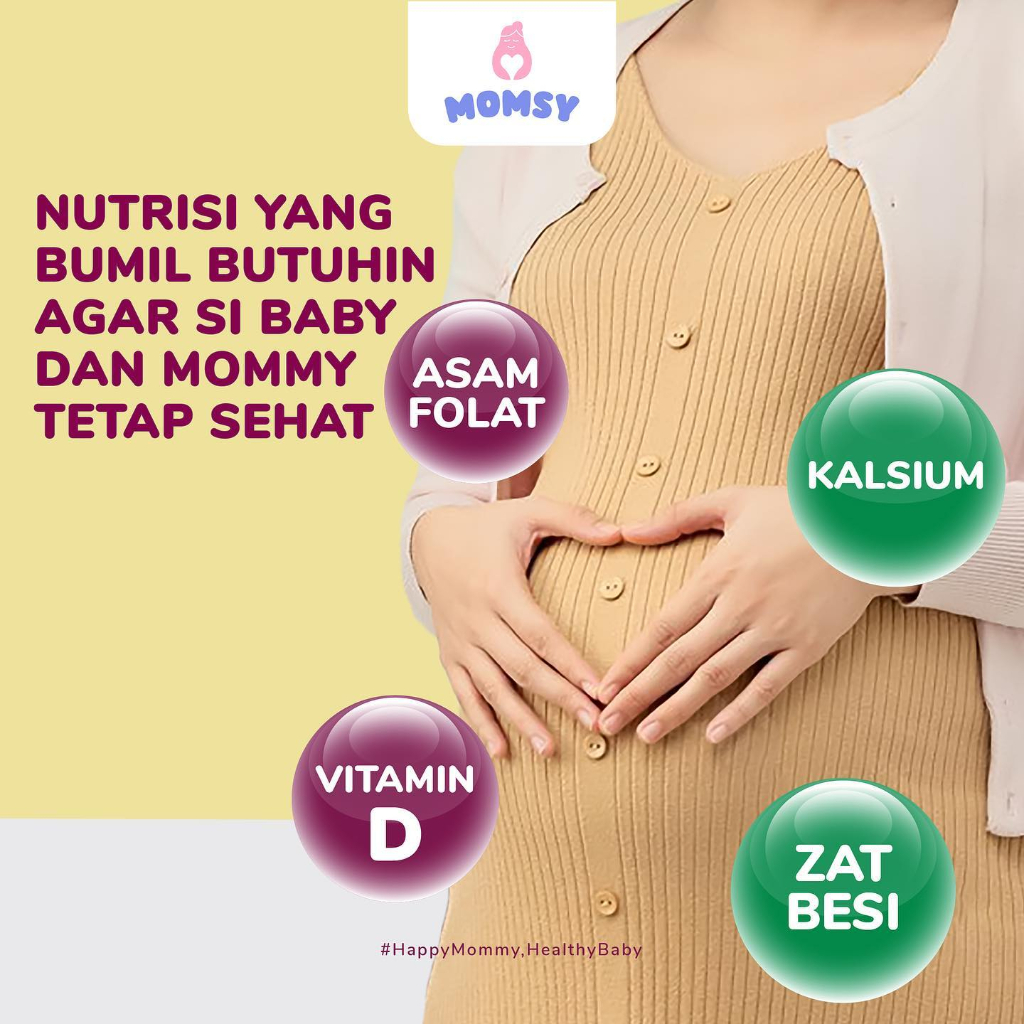 Momsy Almond Mix Rasa Vanilla Susu Pelancar ASI Booster Menyusui Rendah Gula HALAL BPOM