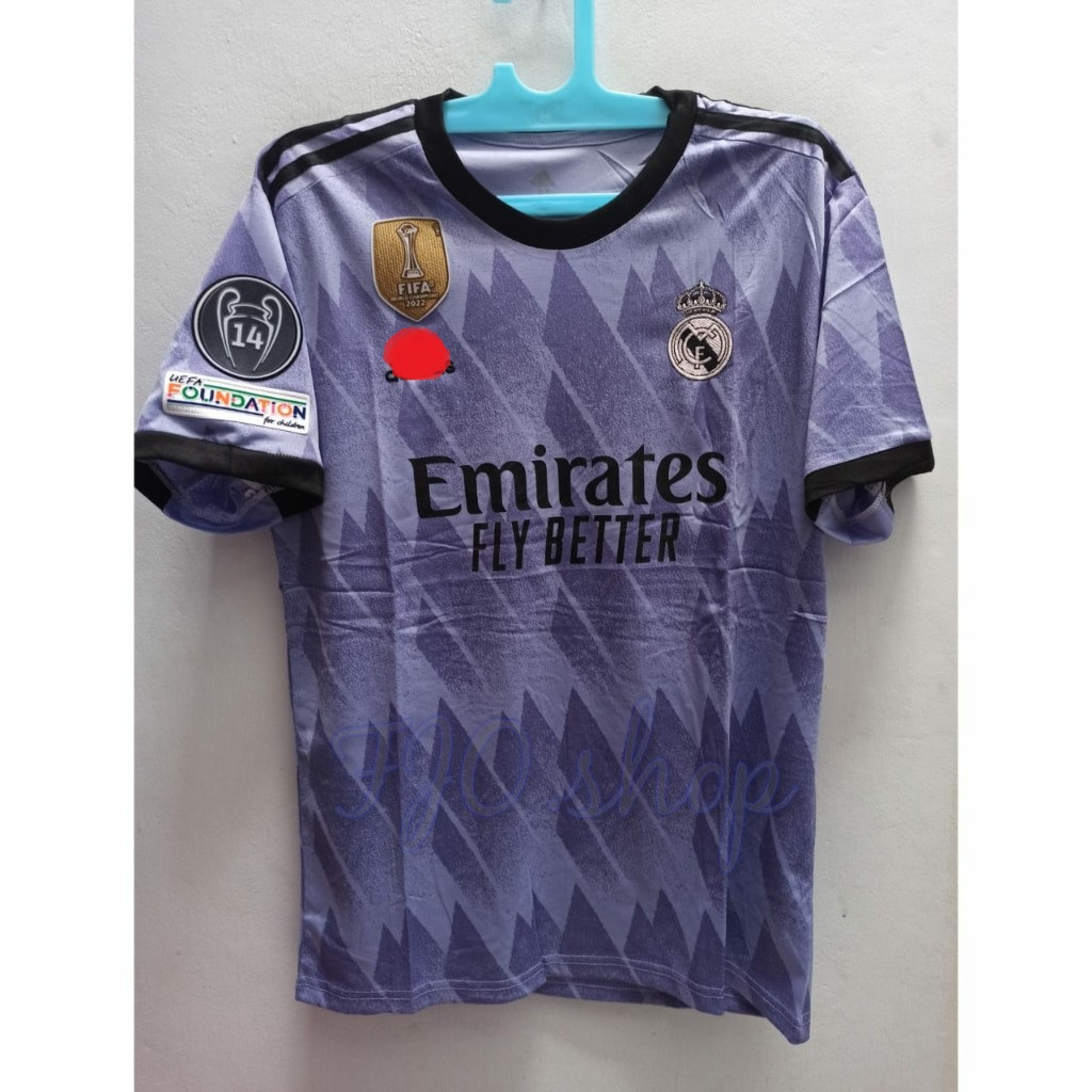 MADRID AWAY 2022 FULL PATCH UCL + FIFA