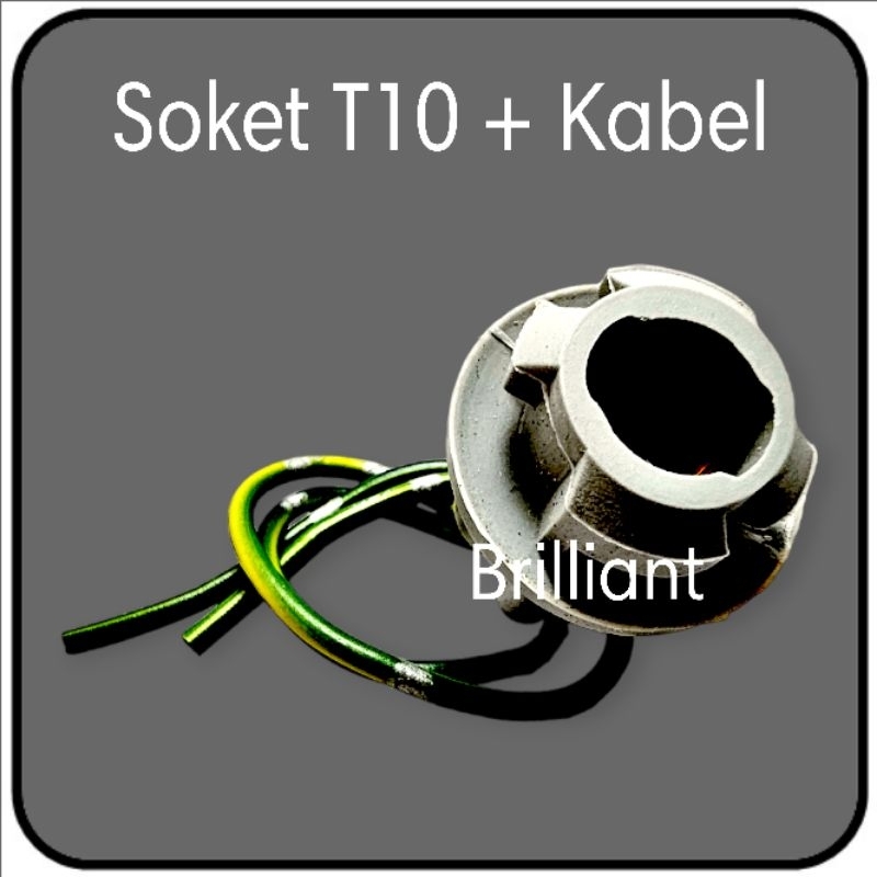 Soket / Rumah Lampu - Lampu Senja T10 Tancep