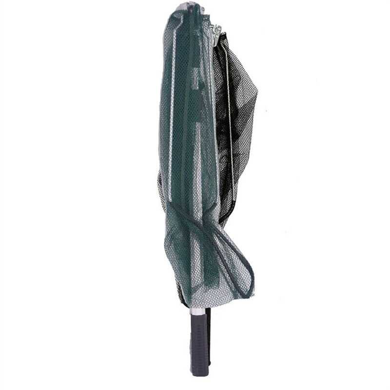 Jaring Pancing Ikan Aluminium Alloy Flower Pole Triangle Kepala Jaring Segitiga Desain Teleskopik Material Berkualitas
