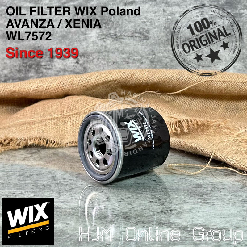 OIL FILTER OLI AVANZA XENIA RUSH TERIOS AGYA CALYA GRANMAX WIX Poland