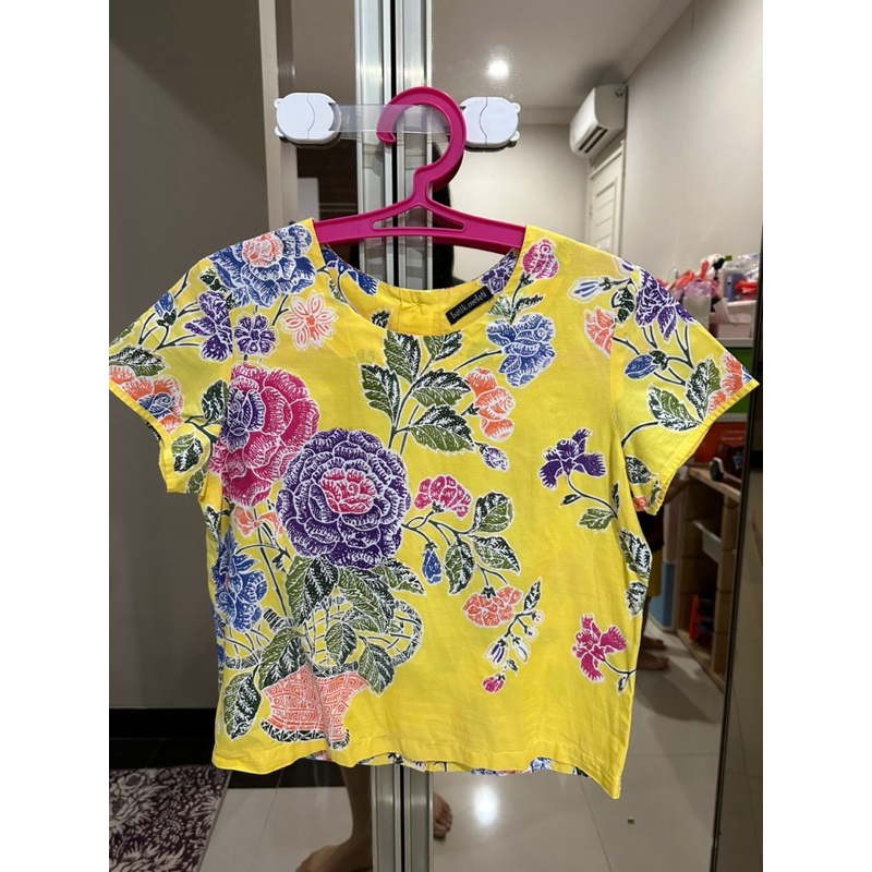 atasan wanita tops top wanita baju wanita preloved dan new et cetera mille batik keris uniqlo