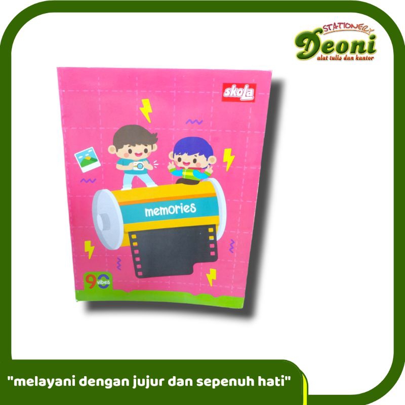 

SKOLA Buku Tulis 58 Lembar (1 Pack / 10 Buku)