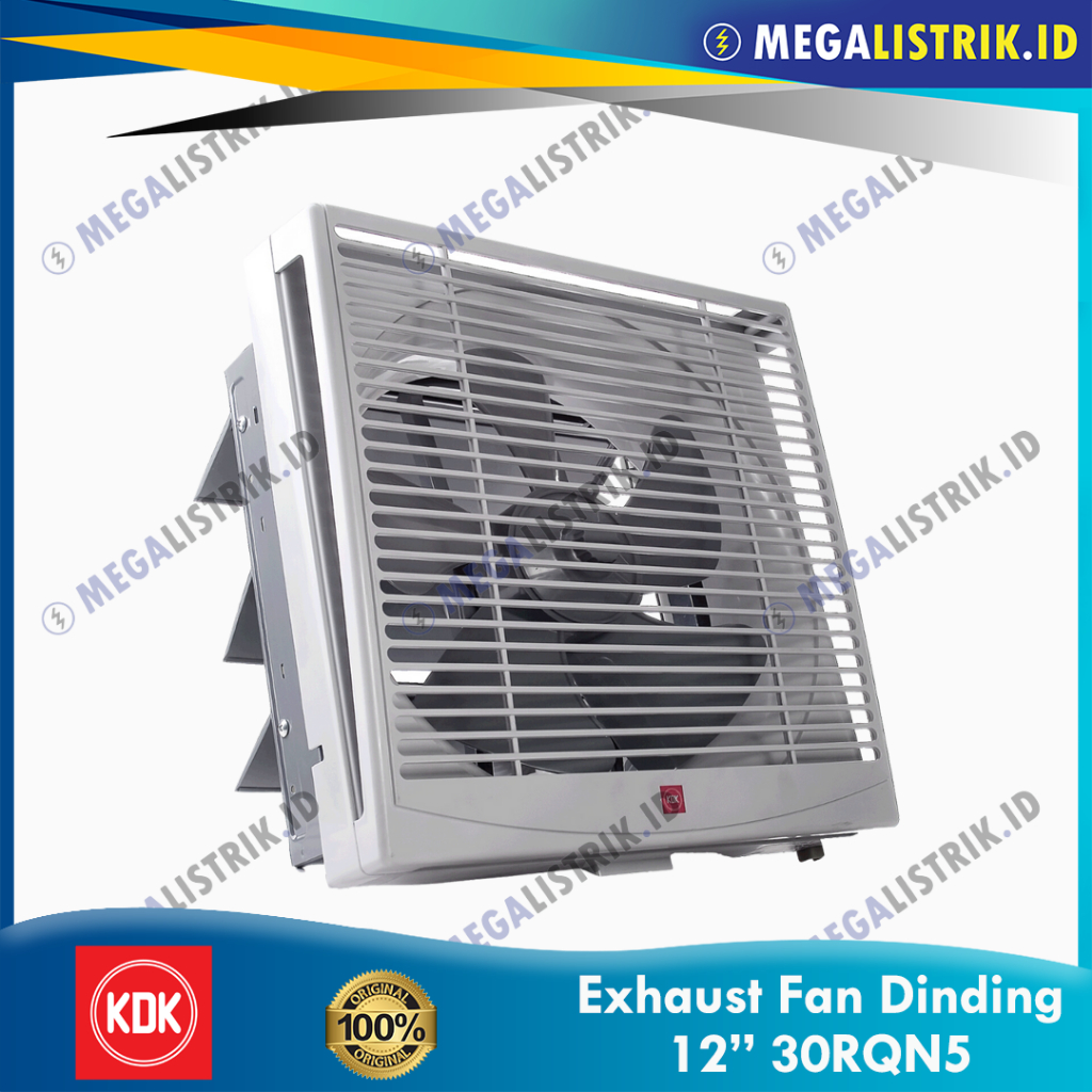 KDK 30RQN5 KIPAS ANGIN HISAP DINDING 12" / EXHAUST FAN WALL 30RQN 30 CM 12 INCH