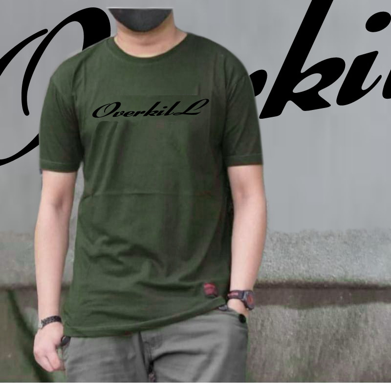 Kaos Pria-Wanita/Baju Cowok Distro Original Terbaru 2022 Bisa COD/Warna Army,Ukuran M,L,Dan XL