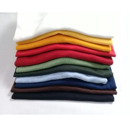 {LANGSUNG PABRIK} KAOS POLOS COMBED POLYESTER 30S PREMIUM KAOS POLOS ATASAN