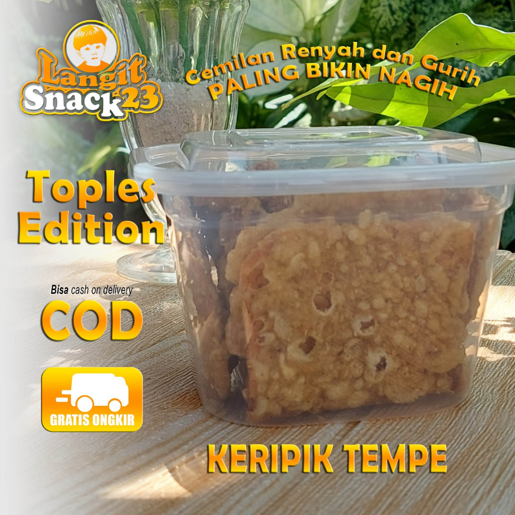 

Tempe Kriuk Gurih Asin Manis, Cemilan Enak Khas Bandung, Rasanya Juara