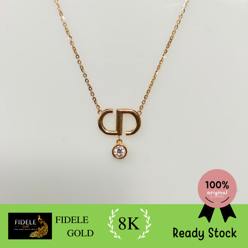Kalung cd permata kalung fashion cd kalung emas asli 375 kalung 8k