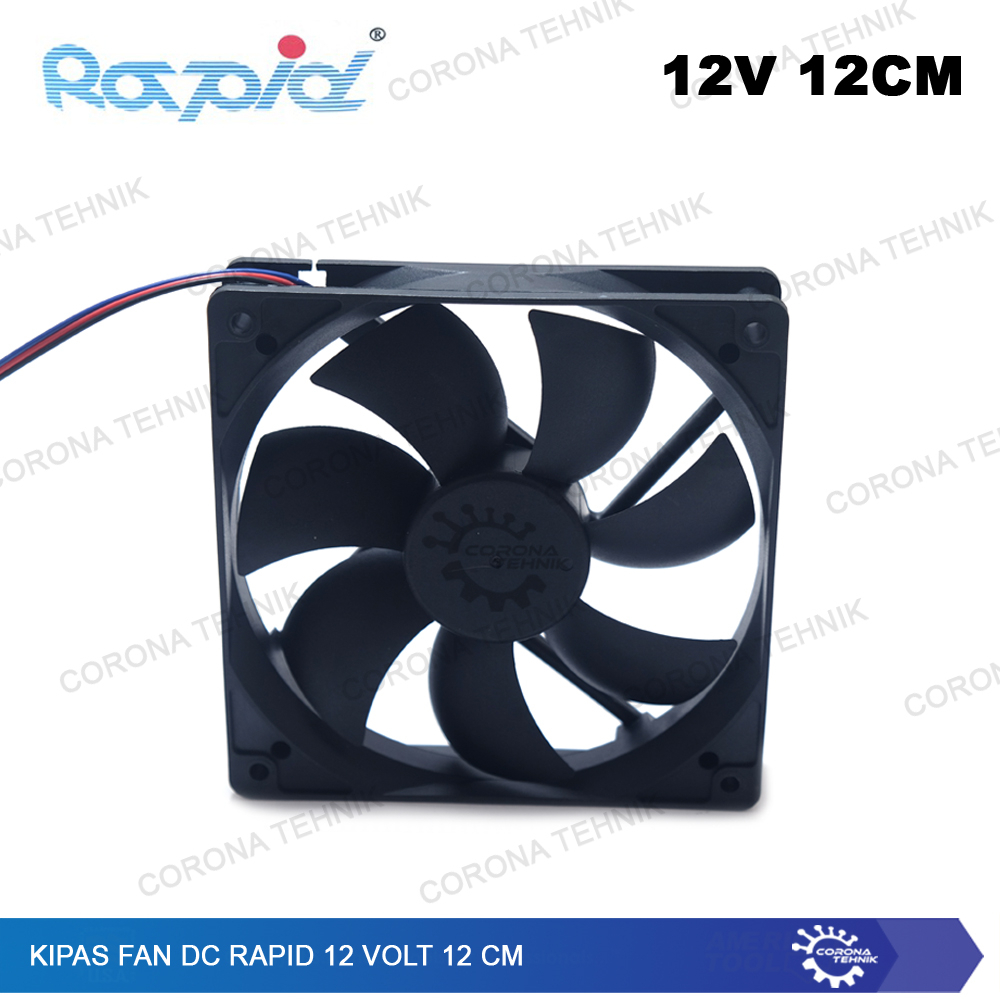 Rapid 12 cm Fan DC 12 Volt