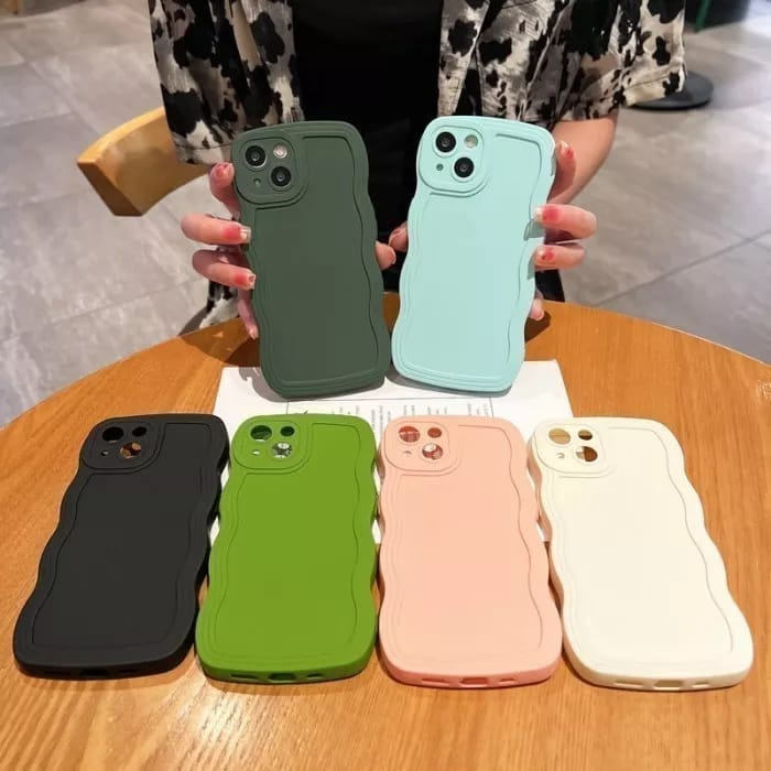 SOFTCASE SILIKON CASE GELOMBANG MACARON FOR VIVO/REDMI/SAM