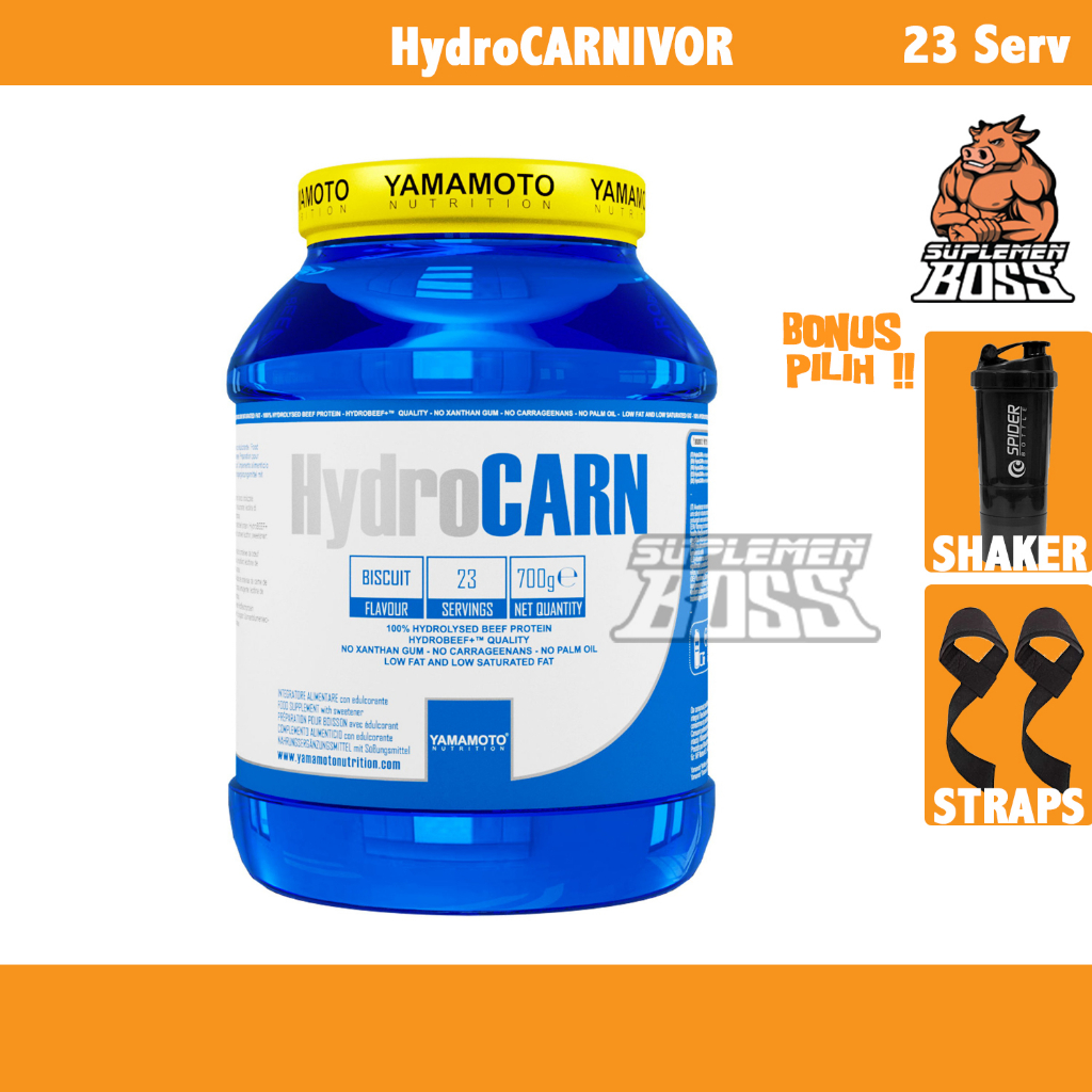 YAMAMOTO NUTRITION HYDRO CARNIVOR HYDROCARN 1.54LBS 23 SERV SERVING