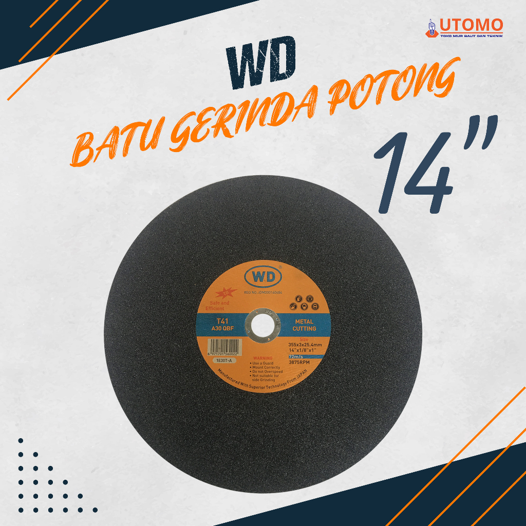 Mata Gerinda Potong WD 14 inch / Cutting Wheel WD 14 inch
