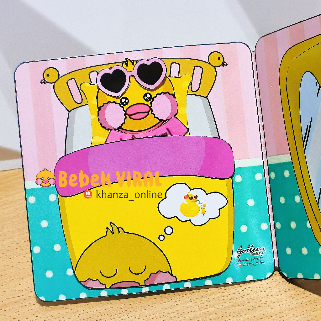 New Product - BEBEK VIRAL Doll Quite Book Mainan edukatif anak terbaru SUDAH DI LAMINASI ANTI AIR