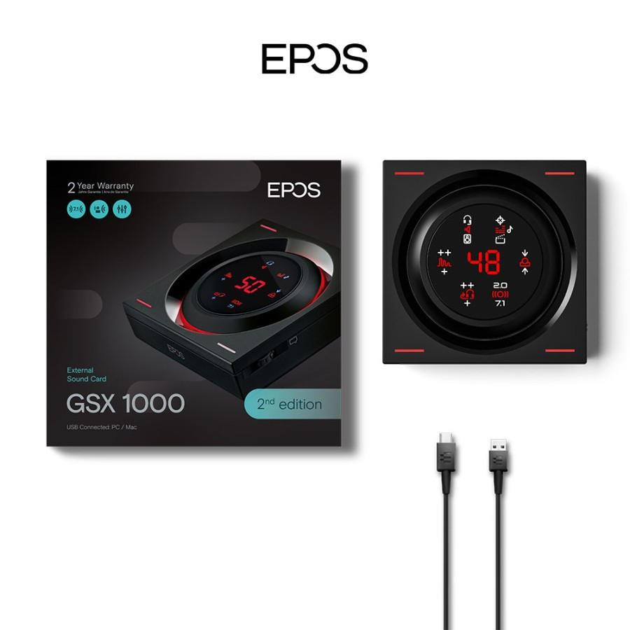 EPOS GSX 1000 2nd Gaming Audio Amplifier External Sound Card