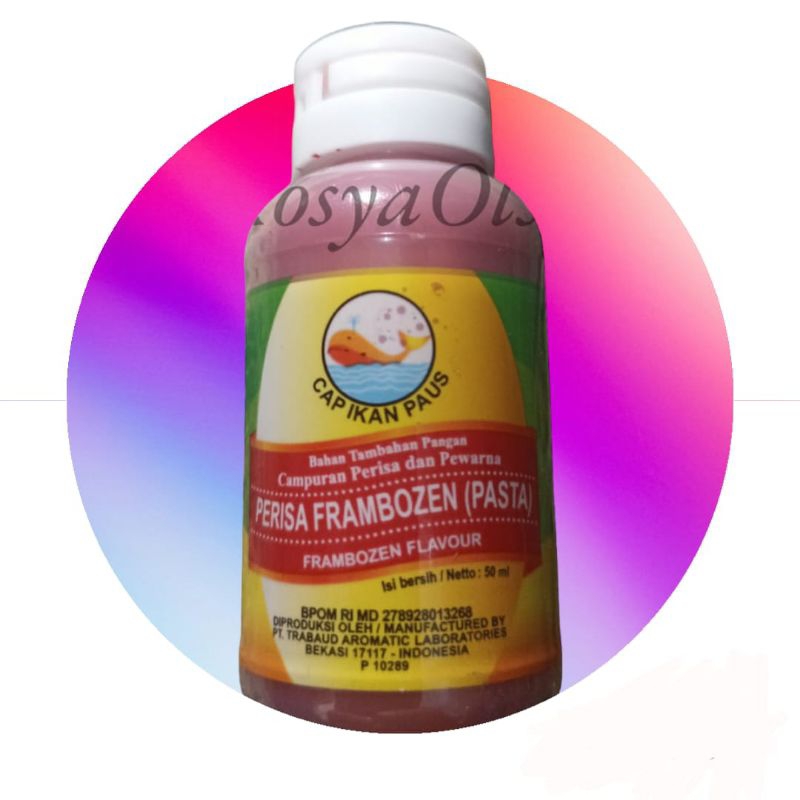 

Perisa Frambozen Pasta Cap Ikan Paus 50 ML