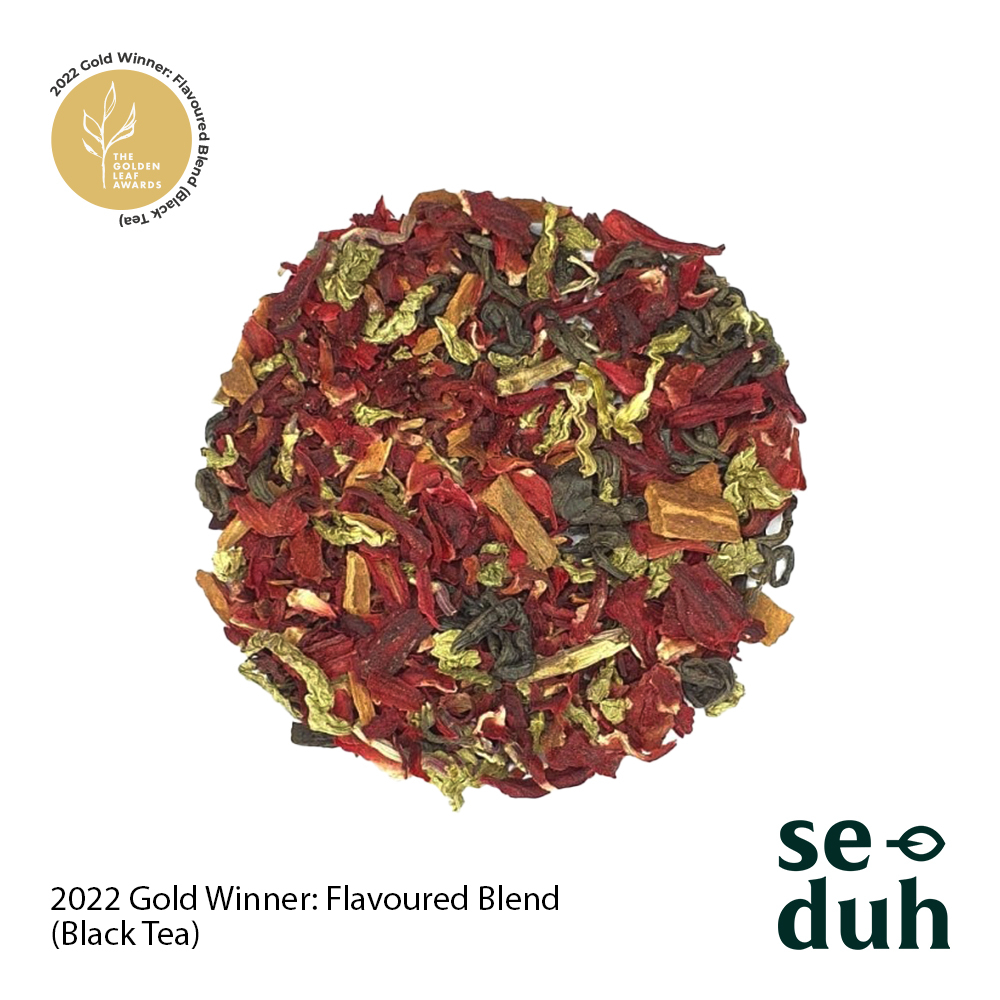 

SPICE VELVET Tea Blend - Green Tea Roselle Cinnamon Peppermint 15 gram / 60 gram