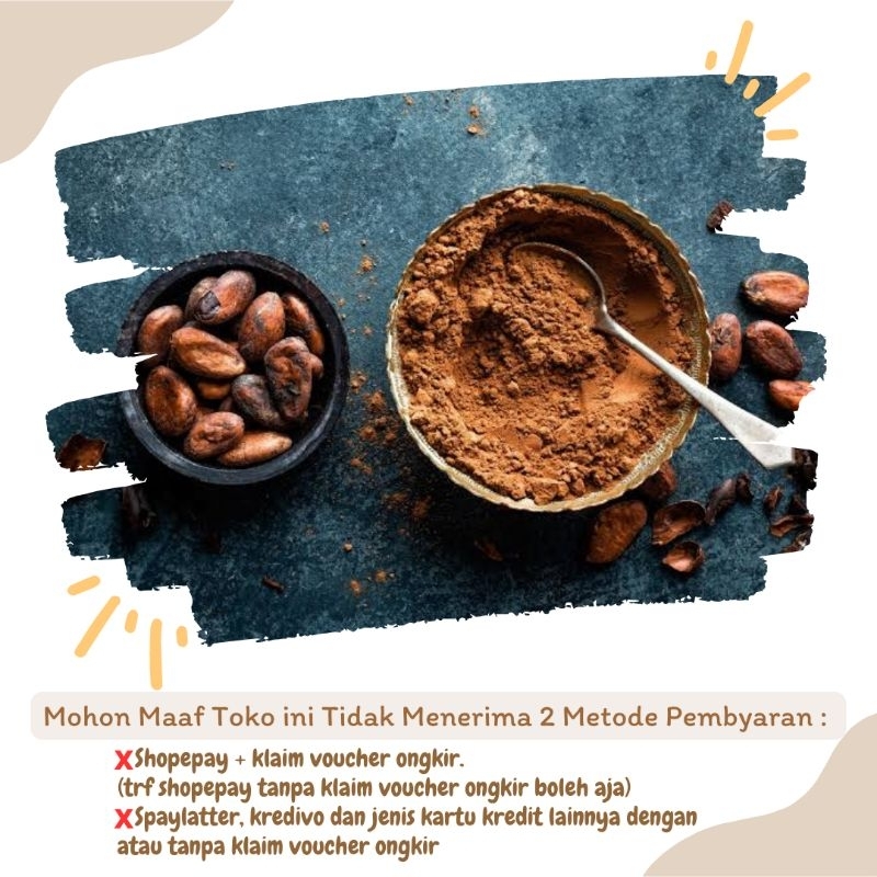 

Organic Raw Cacao Powder From Bali - Bubuk Coklat Organik Bali - Kemasan 200gr Tanpa Stiker 100%Ori