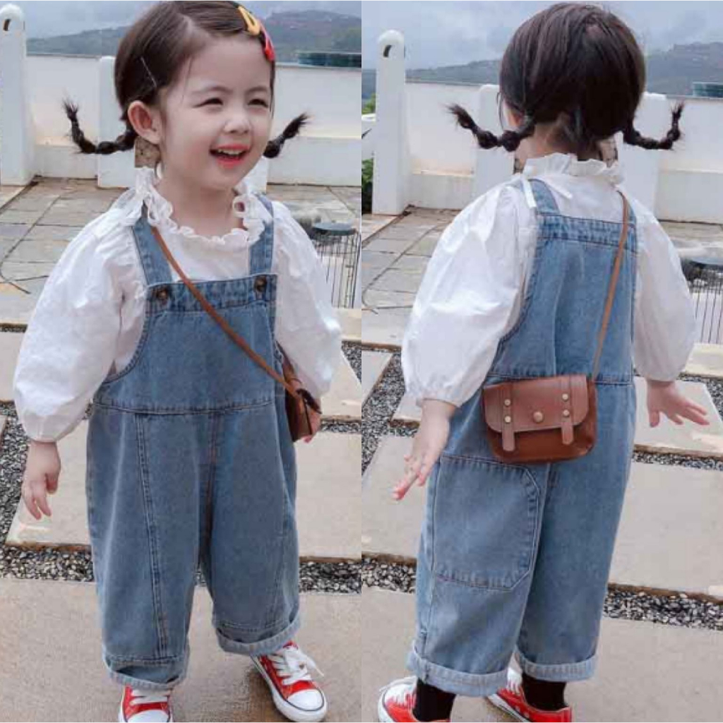 *NEW* JUMPSUIT JEANS ANAK PEREMPUAN JENS ANAK LUCU ANAK PEREMPUAN