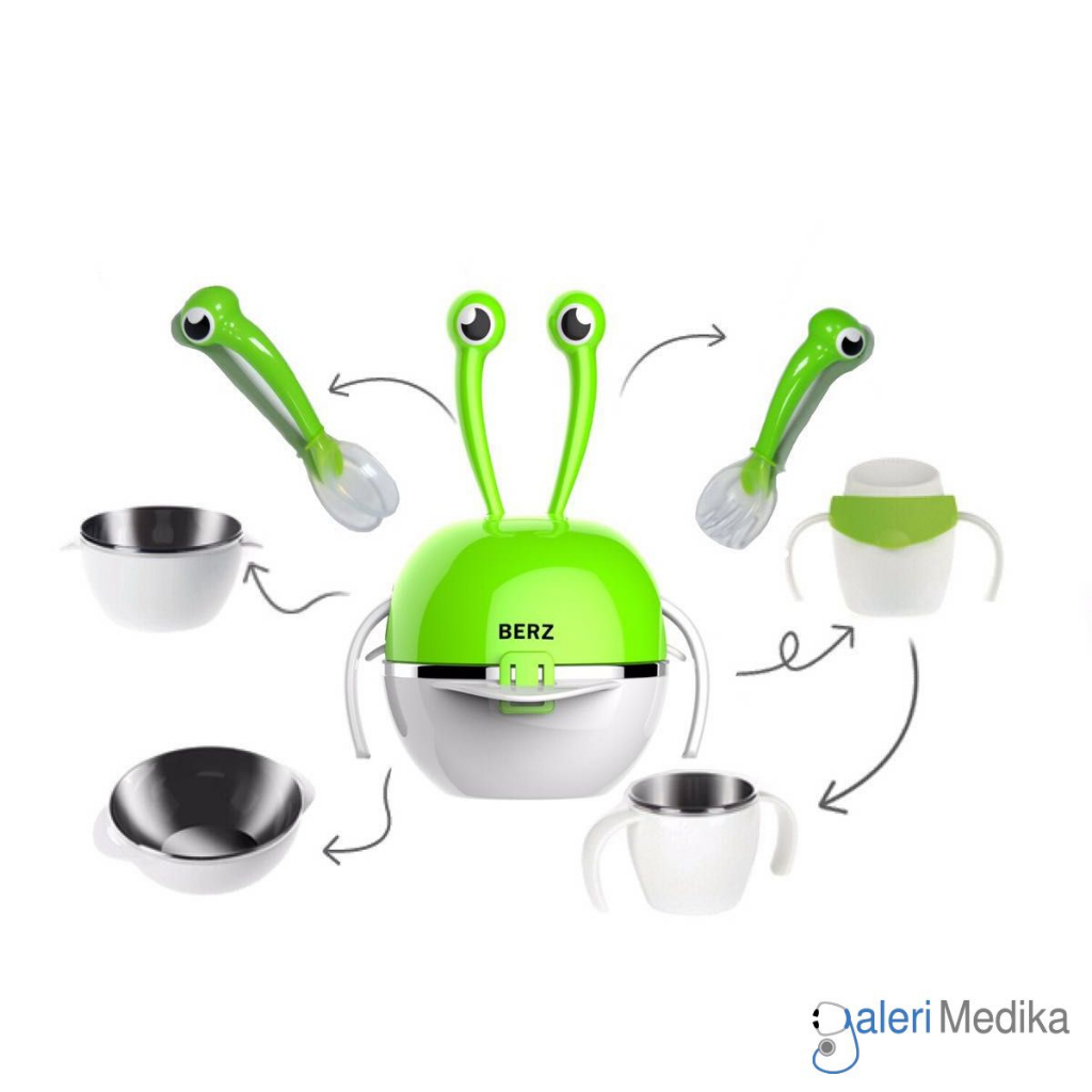 Dinnerware Set Bayi Berz BZ8603 / BZ8602 / Perlengkapan Makan Bayi Dan Anak Berz BZ 8603 / BZ 8602 Alat Makan Bayi dan Anak