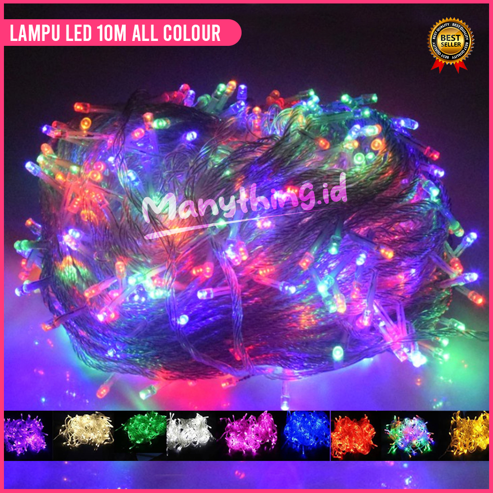 Lampu Natal LED 10M allcolour / Lampu Hias / Tumblr Light #EA023