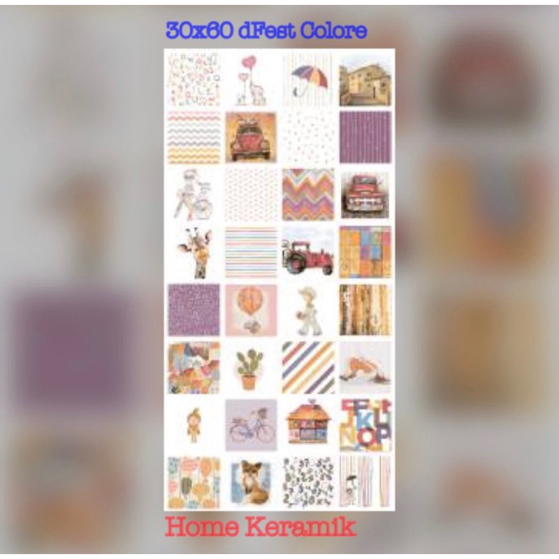 Roman Keramik Wall Tile dFest Colore size 30x60R