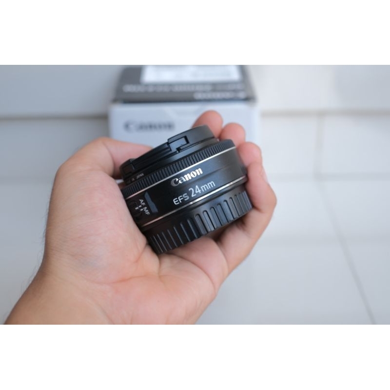 CANON 24MM F2.8 STM MULUS LENSA FIX CANON 24MM F/2.8 STM MULUS FIX 24MM CANON 24MM F/2.8 STM