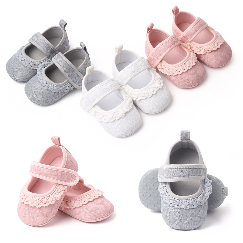 babyfit [0-1thn] LACES BROKAT sepatu prewalker anak beby girl import mb-0718r