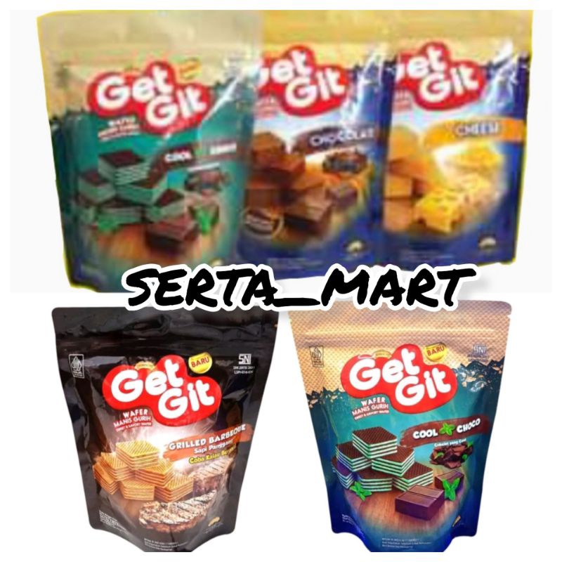 

Get Git Wafer Cube Pouch 110gr - Wafer GetGit Cool Choco / Cheese / Chocolate