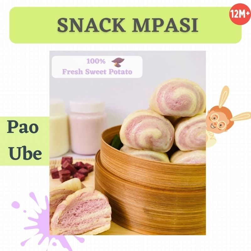 Plumandblum MINI PAO Snack MPASI bayi/ Baby Bun plum and blum / Plum &amp; Blum