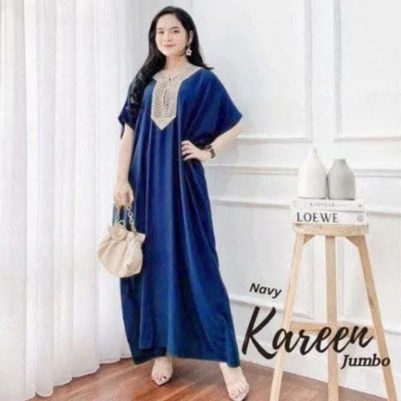 Kaftan Arabian Renda Kaftan Isyana Rayon Jumbo