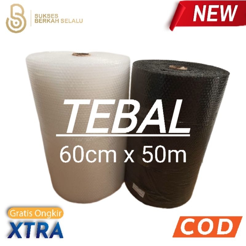 

bubble wrap 60cm x 50m / bubble wrap tebal / bubble wrap premium