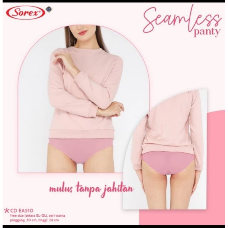 Celana dalam wanita seamless Sorex EA510