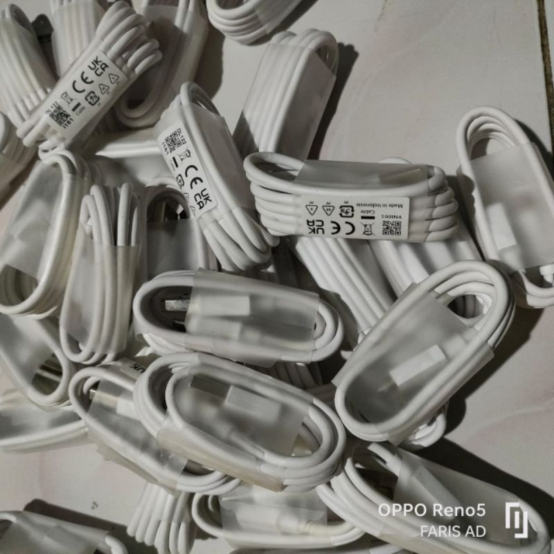 KABEL DATA OPPO 2A MICRO USB ORIGINAL ASLI BAWAAN HP