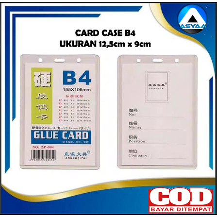 

Card case B4 plastik panita ukuran B4